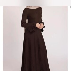 Zahraa the Label Brown Maxi Dress